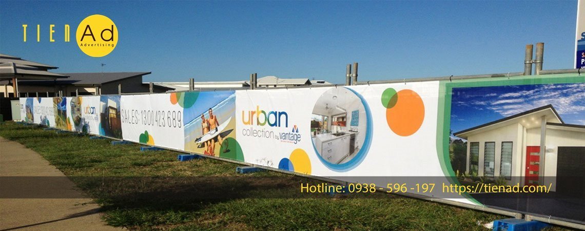 Thi công hàng rào quảng cáo dự án trọn gói