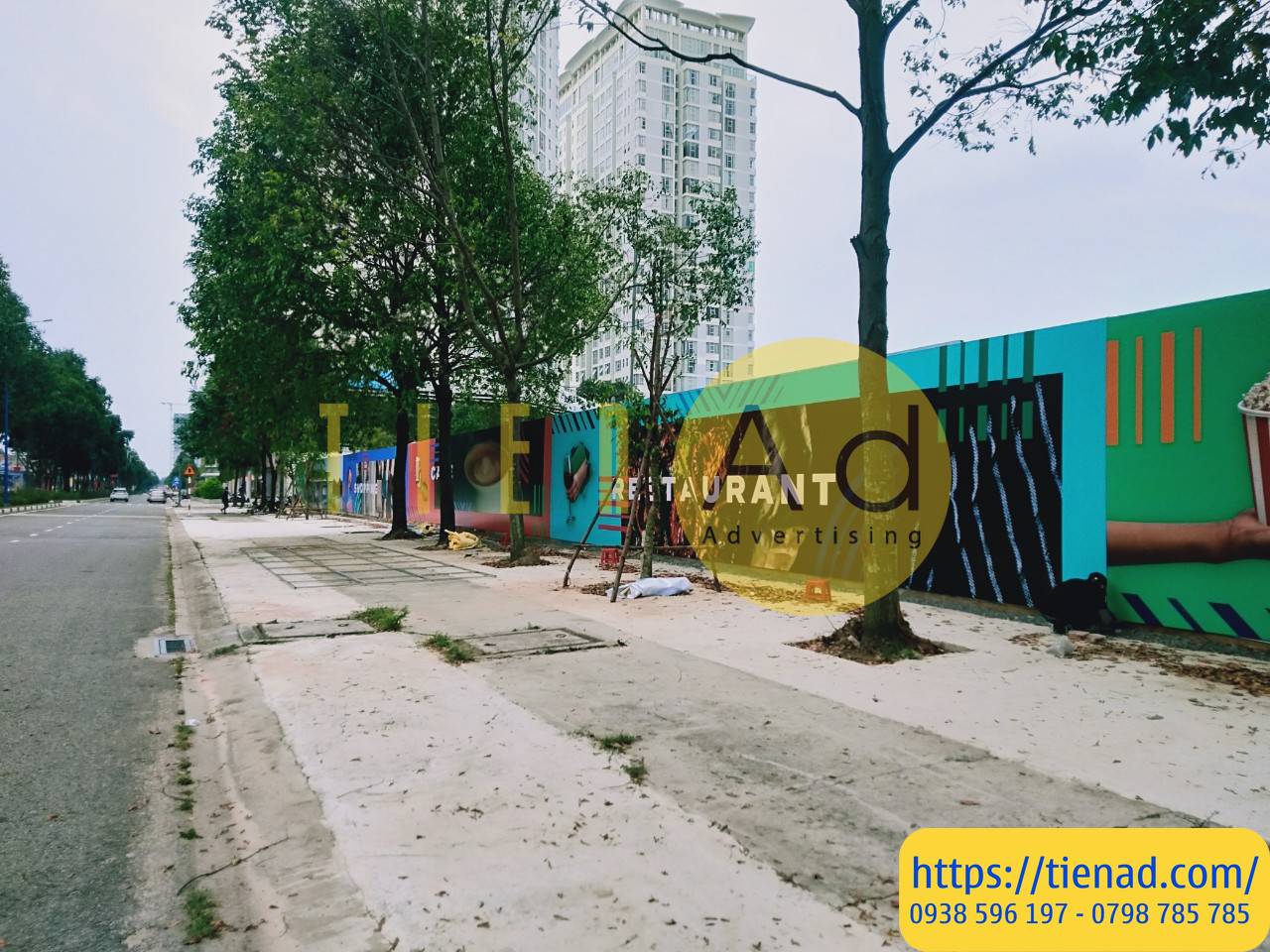 hang rao quang cao lot ton cang bat hiflex