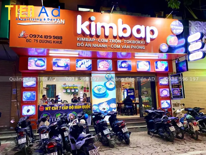 Bảng hiệu alu chữ nổi đèn LED - 2