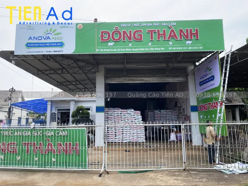 Bảng hiệu alu chữ nổi mica