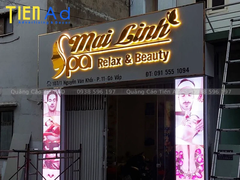 Bảng hiệu alu gương - 1