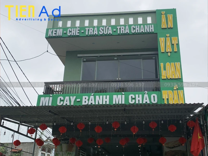 Bảng hiệu bánh mì chảo
