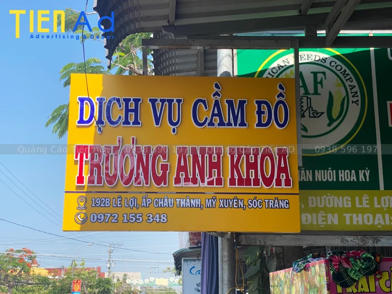 Bảng hiệu chữ nổi alu - 2