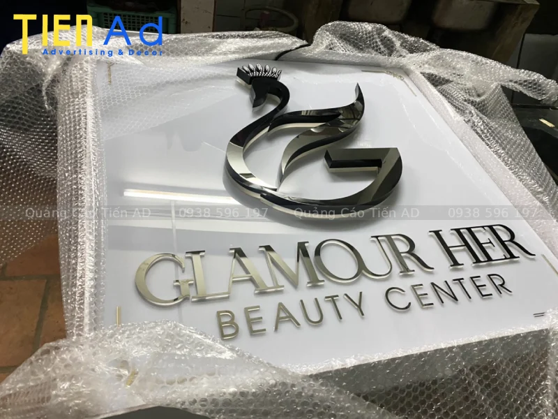 Bảng hiệu chữ nổi inox - 3