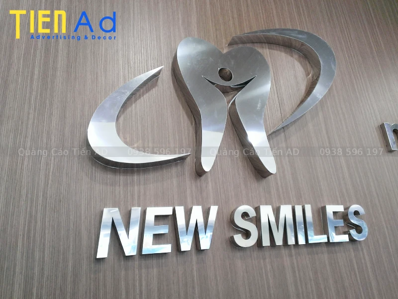 Bảng hiệu chữ nổi inox - 5