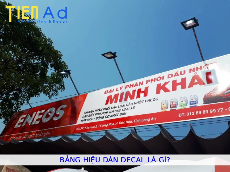 Bảng hiệu dán decal là gì