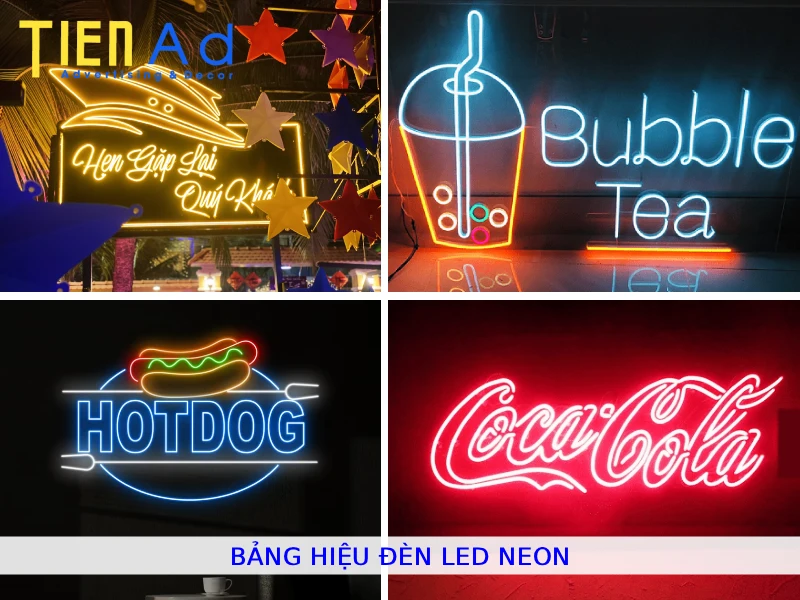 Bảng hiệu đèn led neon
