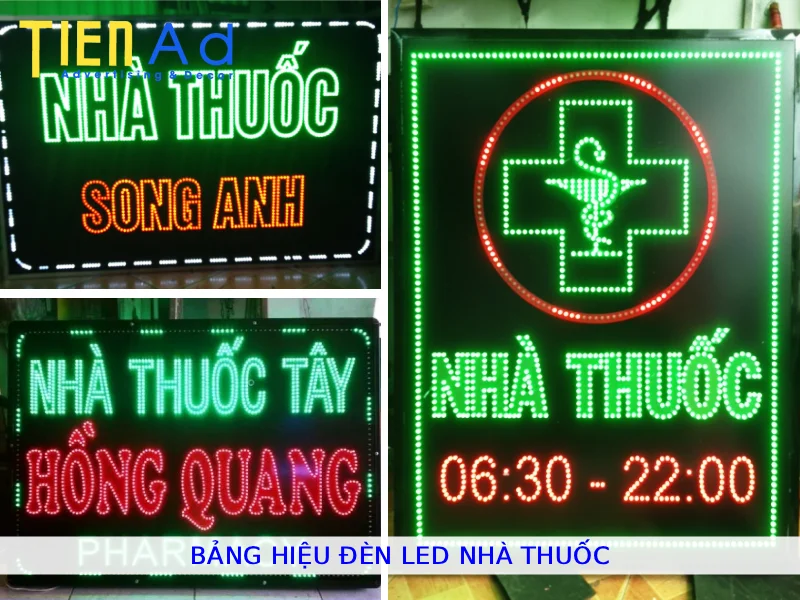 Bảng hiệu đèn led nhà thuốc