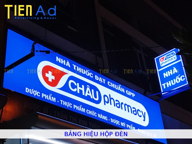 Bảng hiệu hộp đèn