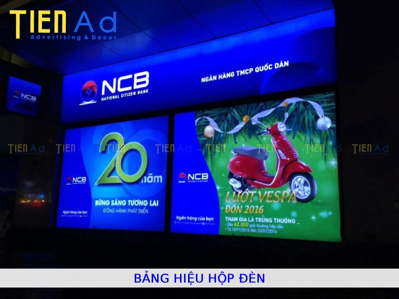 Bảng hiệu hộp đèn