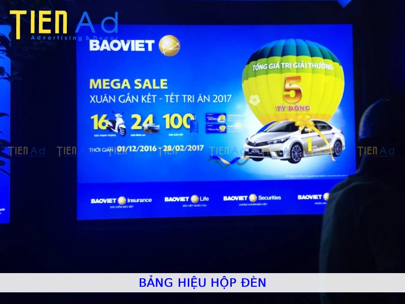 Bảng hiệu hộp đèn