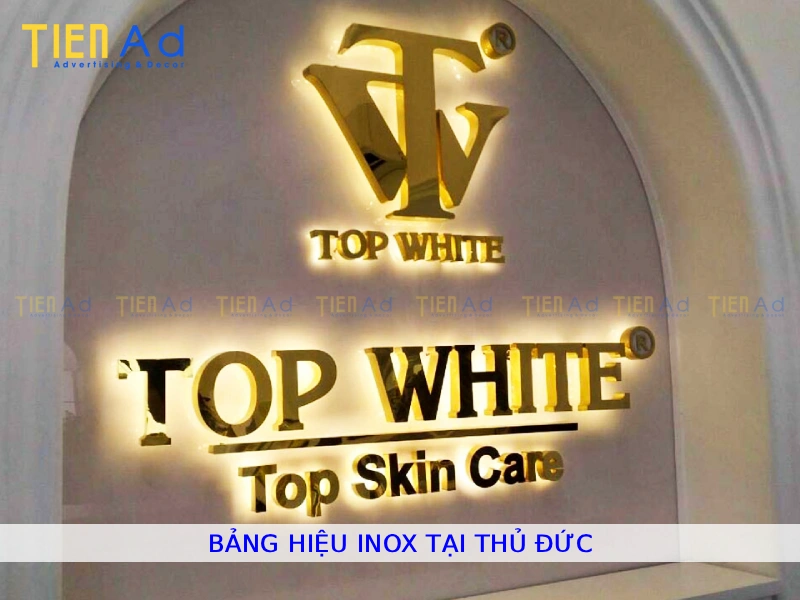 Bảng hiệu inox tại Thủ Đức
