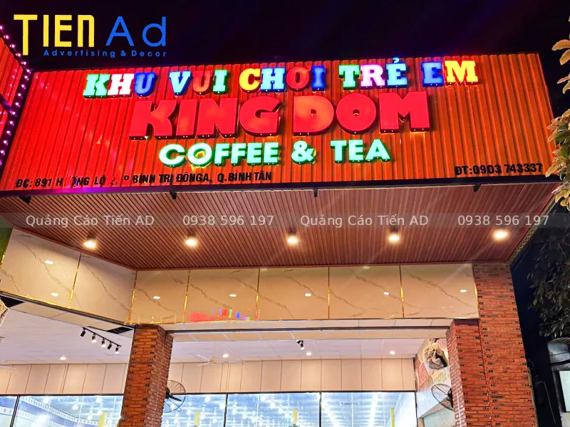 Bảng hiệu khu vui chơi trẻ em