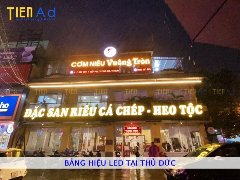 Bảng hiệu led tại Thủ Đức