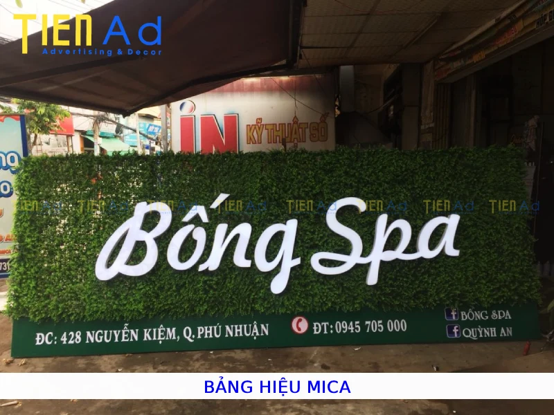 Bảng hiệu mica