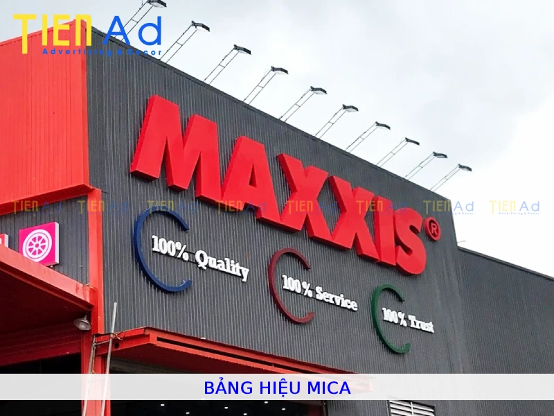 Bảng hiệu mica