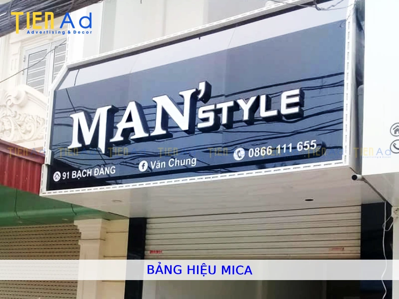 Bảng hiệu mica