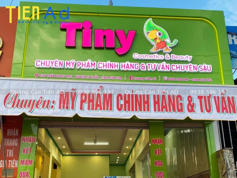 Bảng hiệu mỹ phẩm