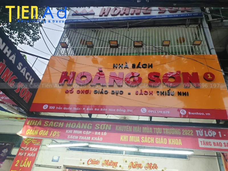 Bảng hiệu nhà sách - 4