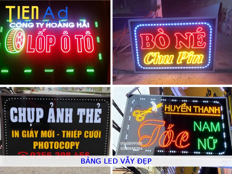 Bảng led vẫy đẹp