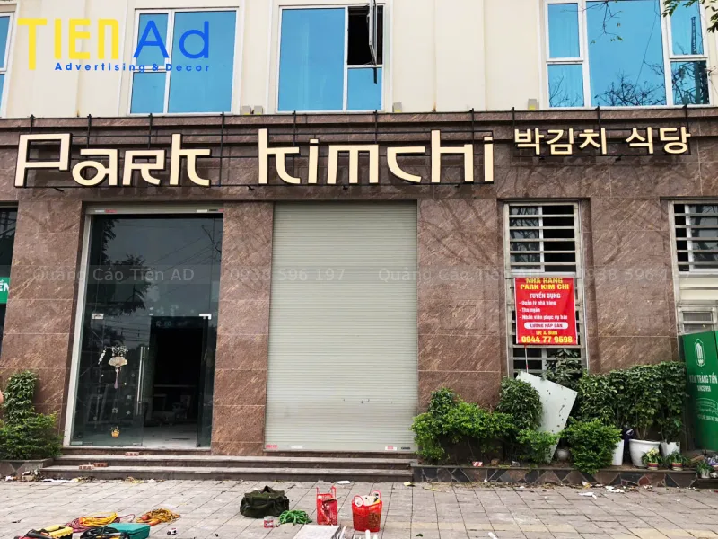 Báo giá bảng hiệu chữ nổi đèn LED