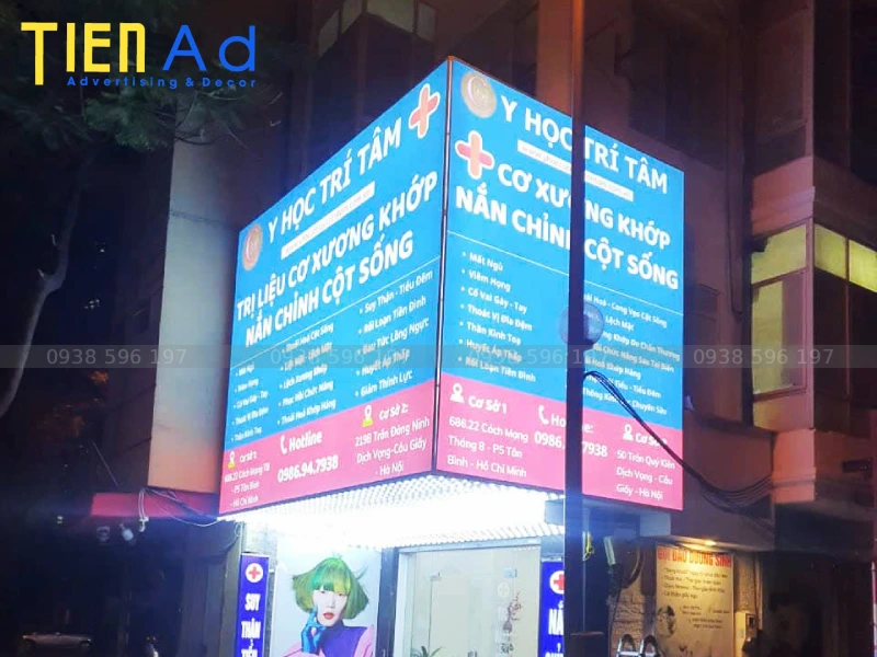 Báo giá hộp đèn bạt hiflex