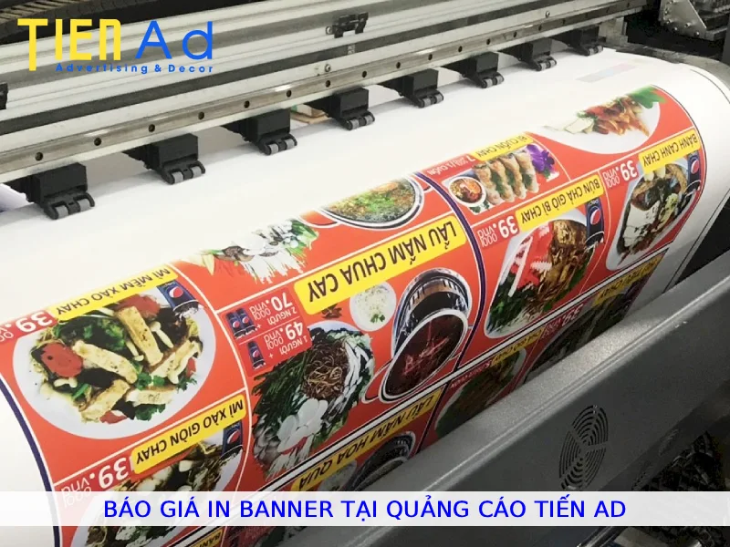 Báo giá in banner tại Quảng Cáo Tiến AD