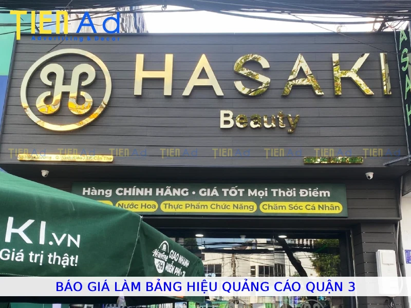 Báo giá làm bảng hiệu quảng cáo Quận 3