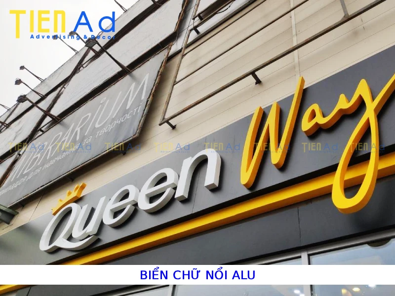 Biển chữ nổi alu