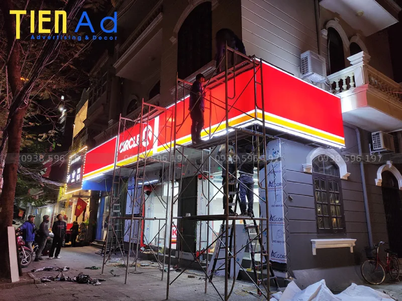 Biển hiệu bạt hiflex Circle K