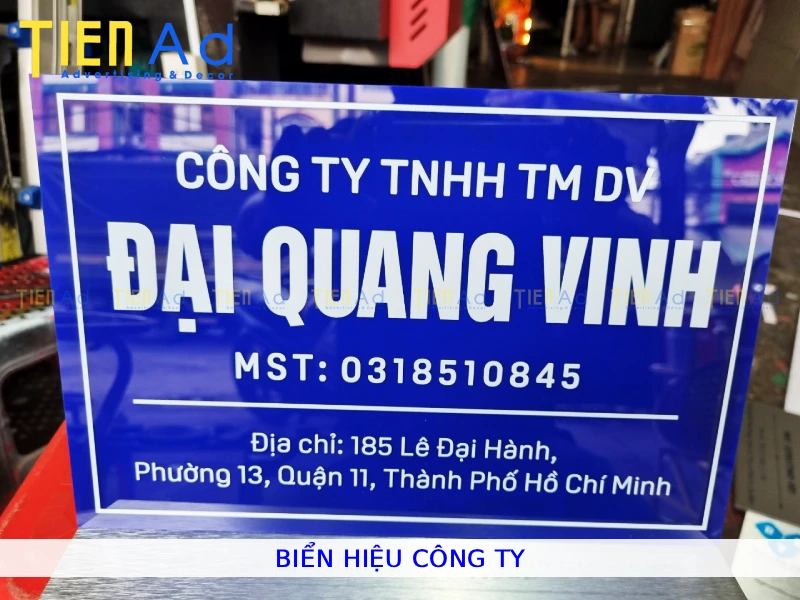 Biển hiệu công ty