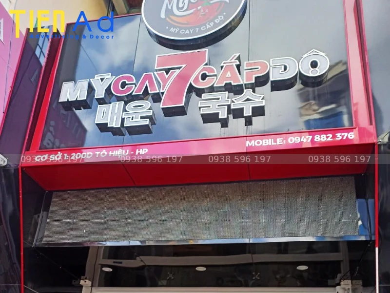 Biển mì cay 7 cấp độ