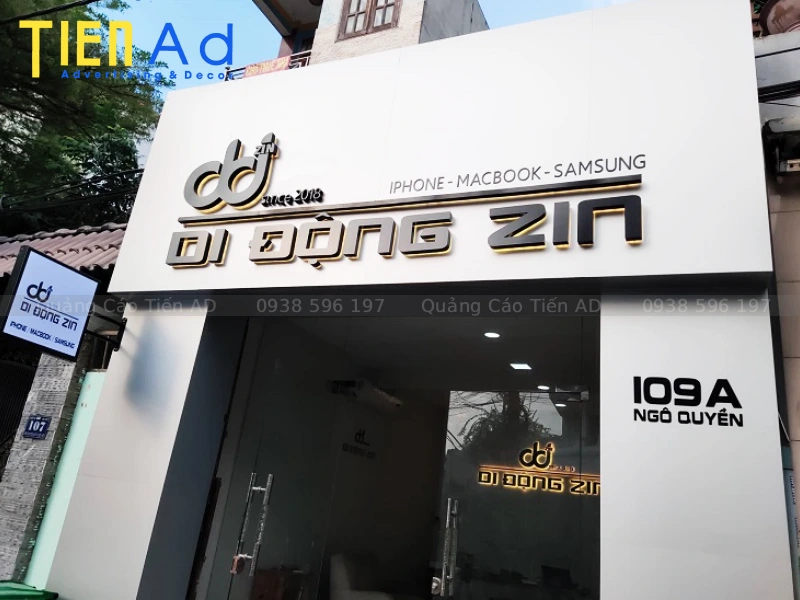 Biển quảng cáo chữ nổi đèn LED - 1