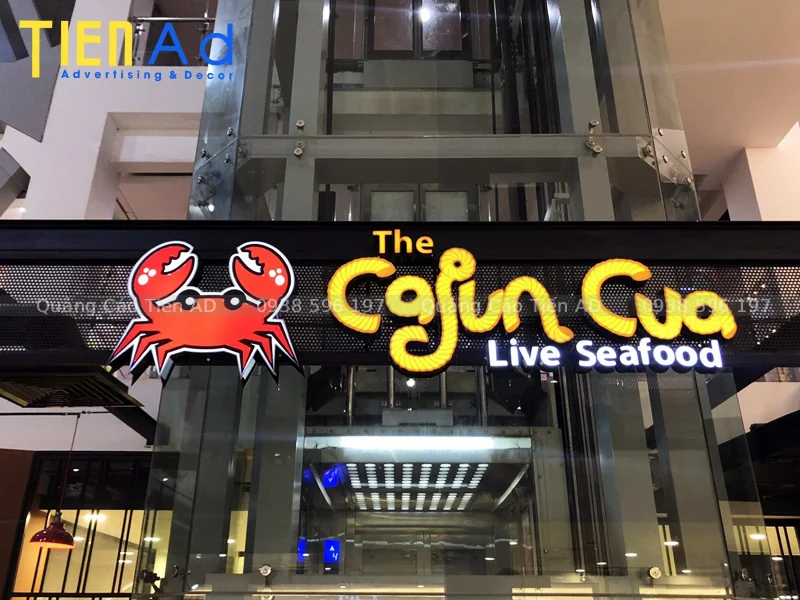 Biển quảng cáo chữ nổi đèn LED - 3