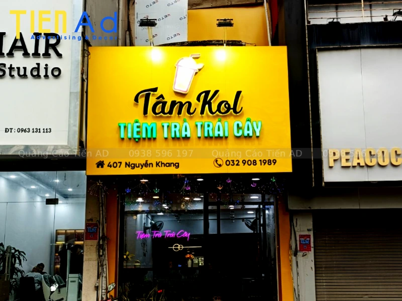 Biển quảng cáo chữ nổi đèn LED - 4