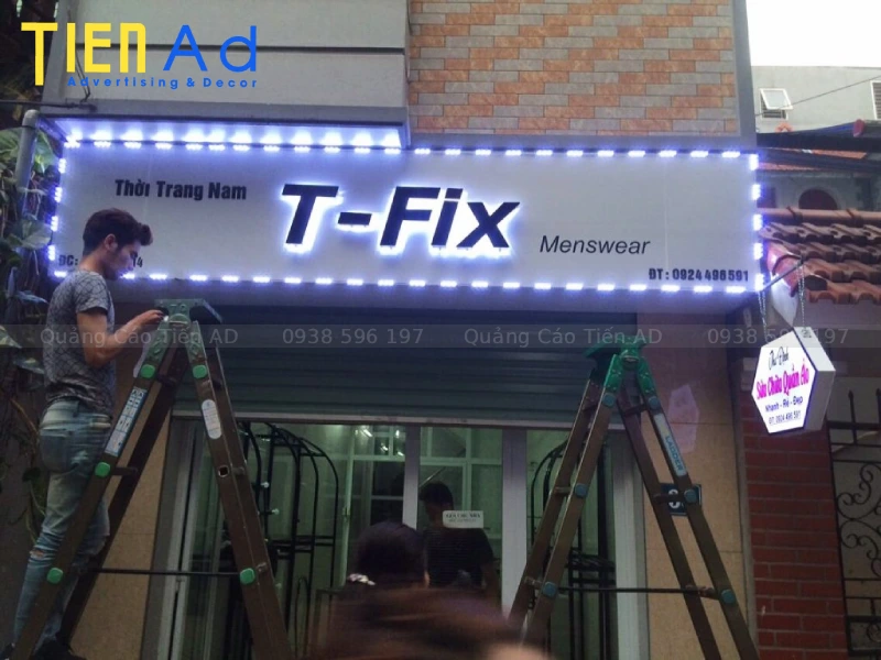 Biển quảng cáo chữ nổi đèn LED - 5