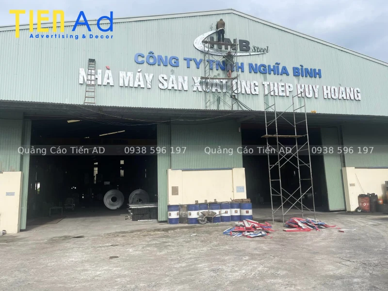Bộ chữ nổi nhà máy, nhà xưởng