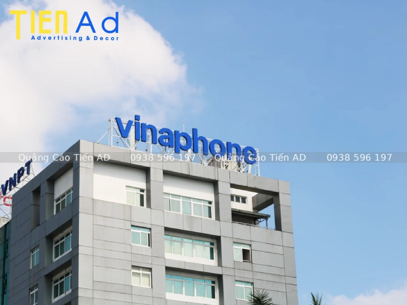 Các chất liệu phổ biến trong thi công chữ nổi tòa nhà