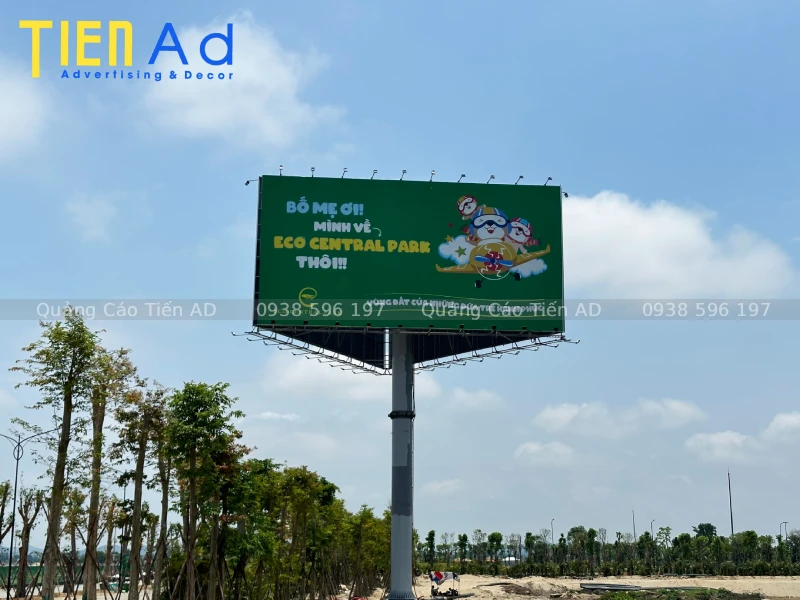 Các hạng mục thi công biển quảng cáo tấm lớn phổ biến