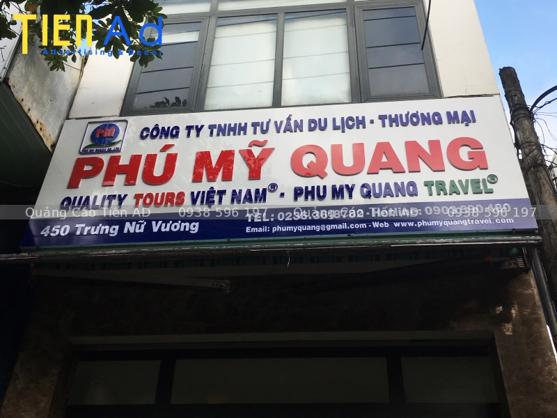 Các kiểu gia công bảng hiệu chữ nổi alu được sử dụng nhiều
