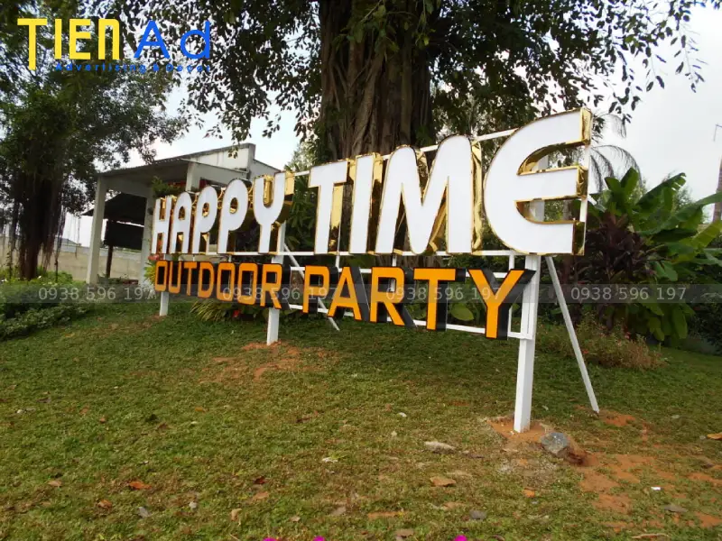 Cấu tạo chữ nổi mica