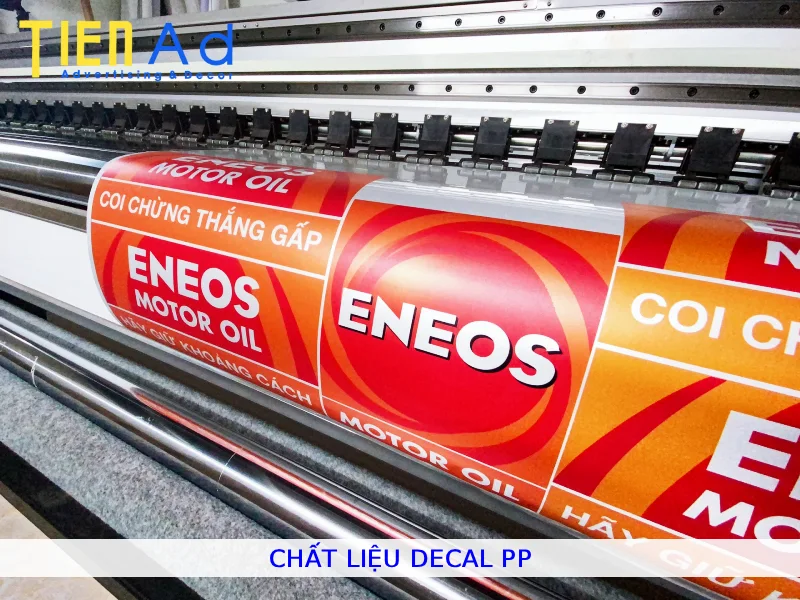 Chất liệu decal PP