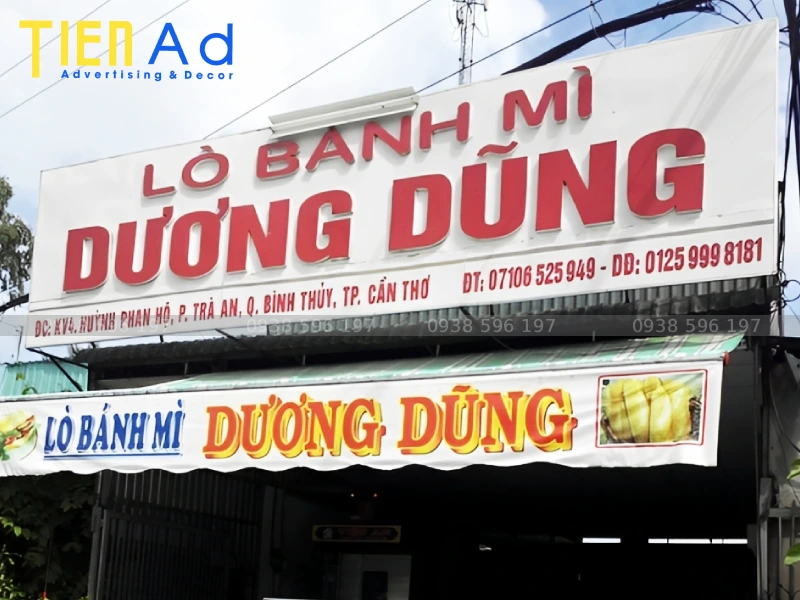 Chọn đơn vị làm bảng hiệu hiểu ngành ăn uống quan trọng ra sao