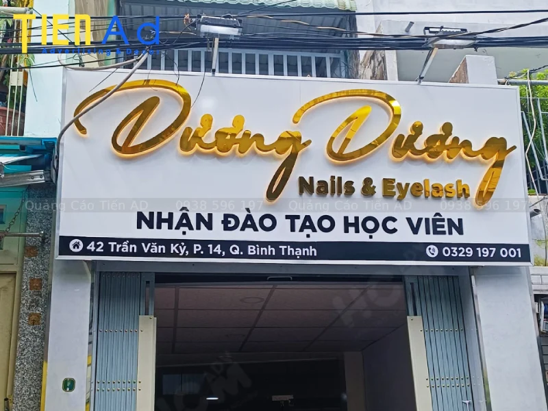 Chữ inox sáng chân - 1