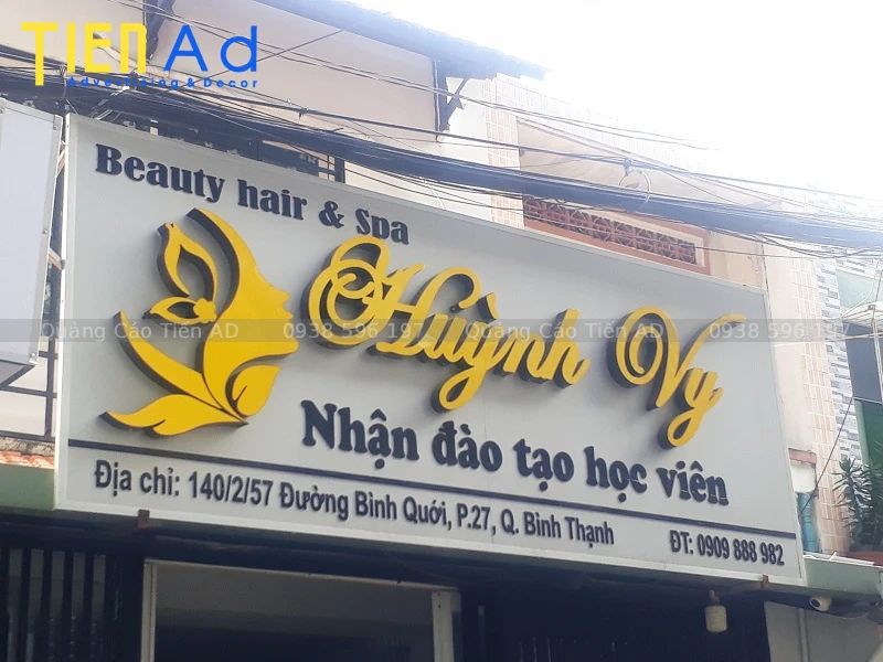 Chữ nổi aluminium giúp cửa hàng nổi bật hơn đối thủ ở điểm nào