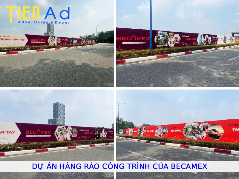 DỰ ÁN HÀNG RÀO CÔNG TRÌNH CỦA BECAMEX