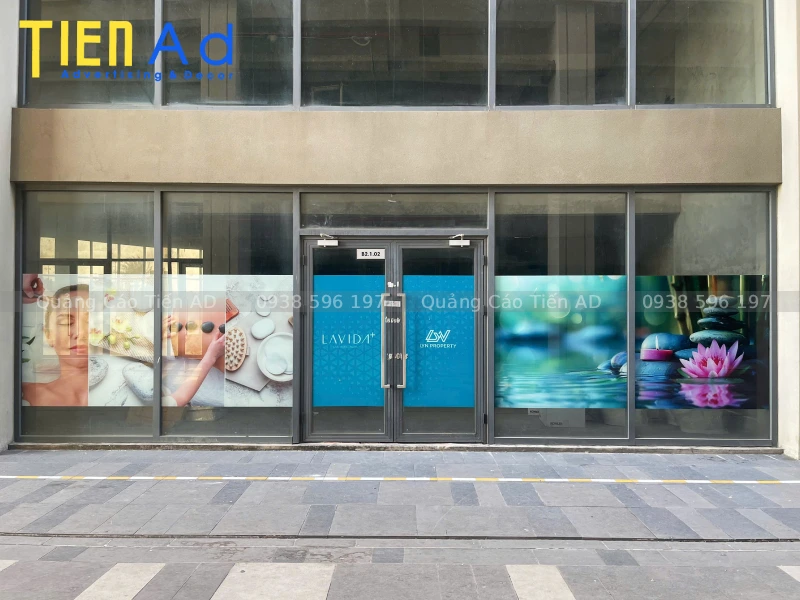 Đánh giá dự án thi công decal dán kính Lavida