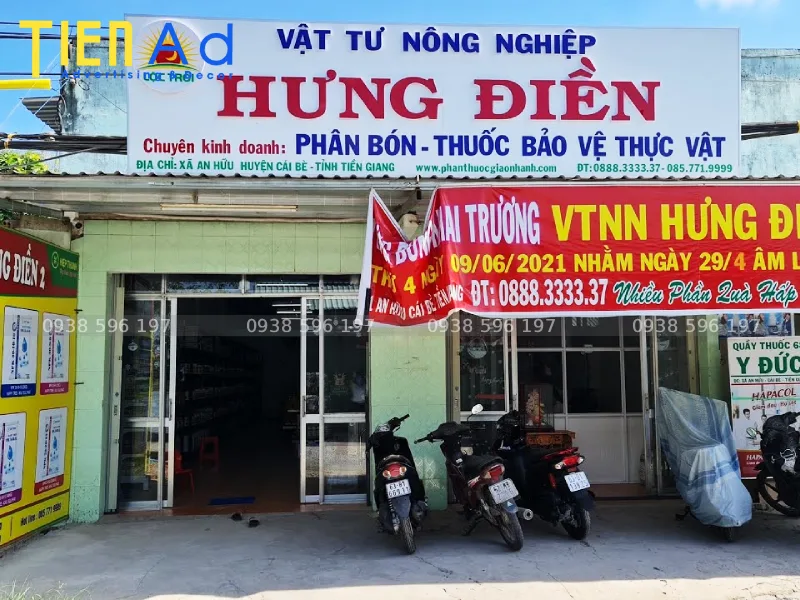 Danh sách mẫu bảng hiệu cửa hàng vật tư nông nghiệp đẹp