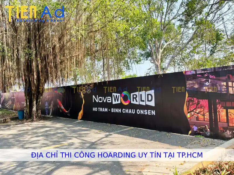 Địa chỉ thi công hoarding uy tín tại TP.HCM
