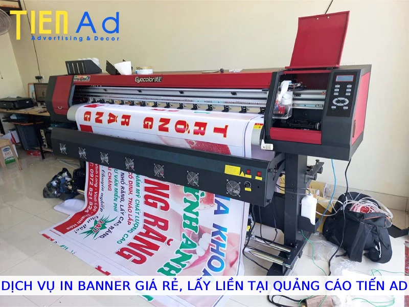Dịch vụ in banner giá rẻ, lấy liền tại Quảng Cáo Tiến AD